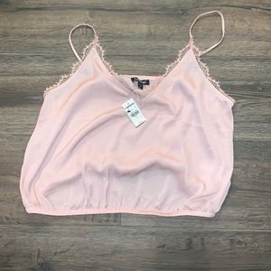 Express Lace Trim VNeck Cami